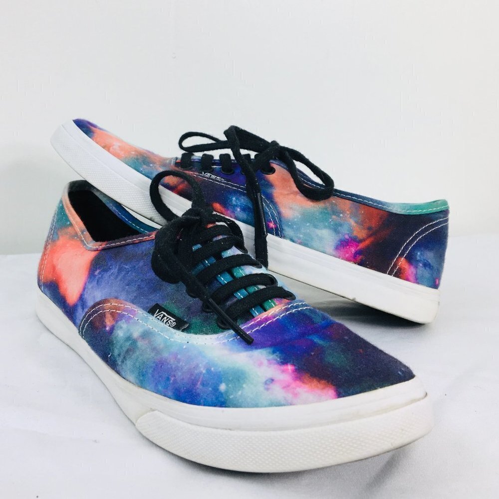 Vans Low Top Galaxy Print Lace Up Sneakers Unisex Size 6.5M/8W GREAT Condition